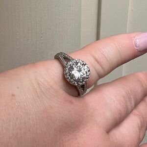 Simulated Diamond Ring